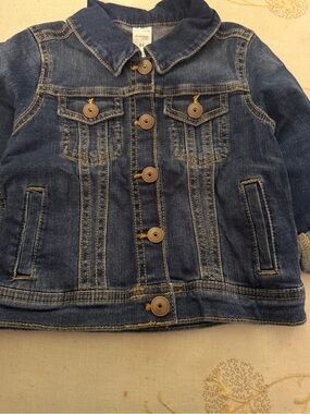 Carters Dark Blue Denim Jean Jacket for Kids